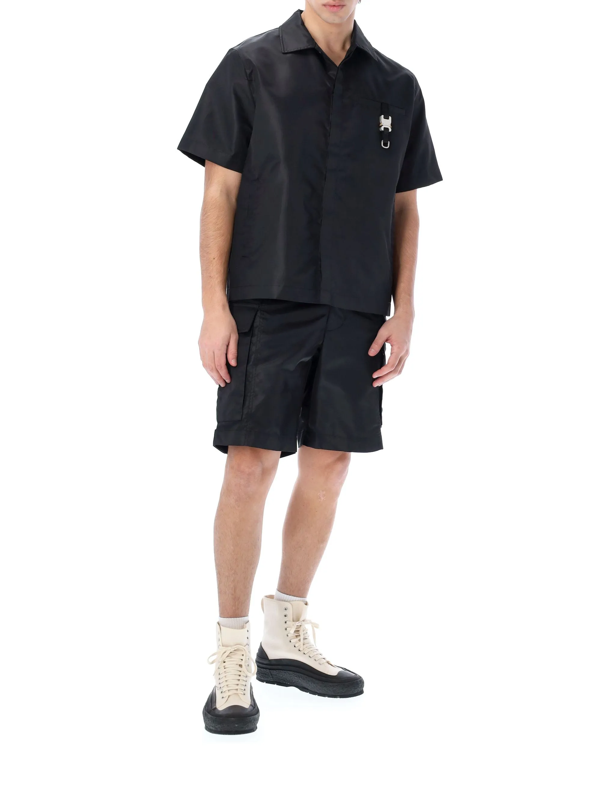 1017 ALYX 9SM Buckle Detailed Straight Hem Shirt
