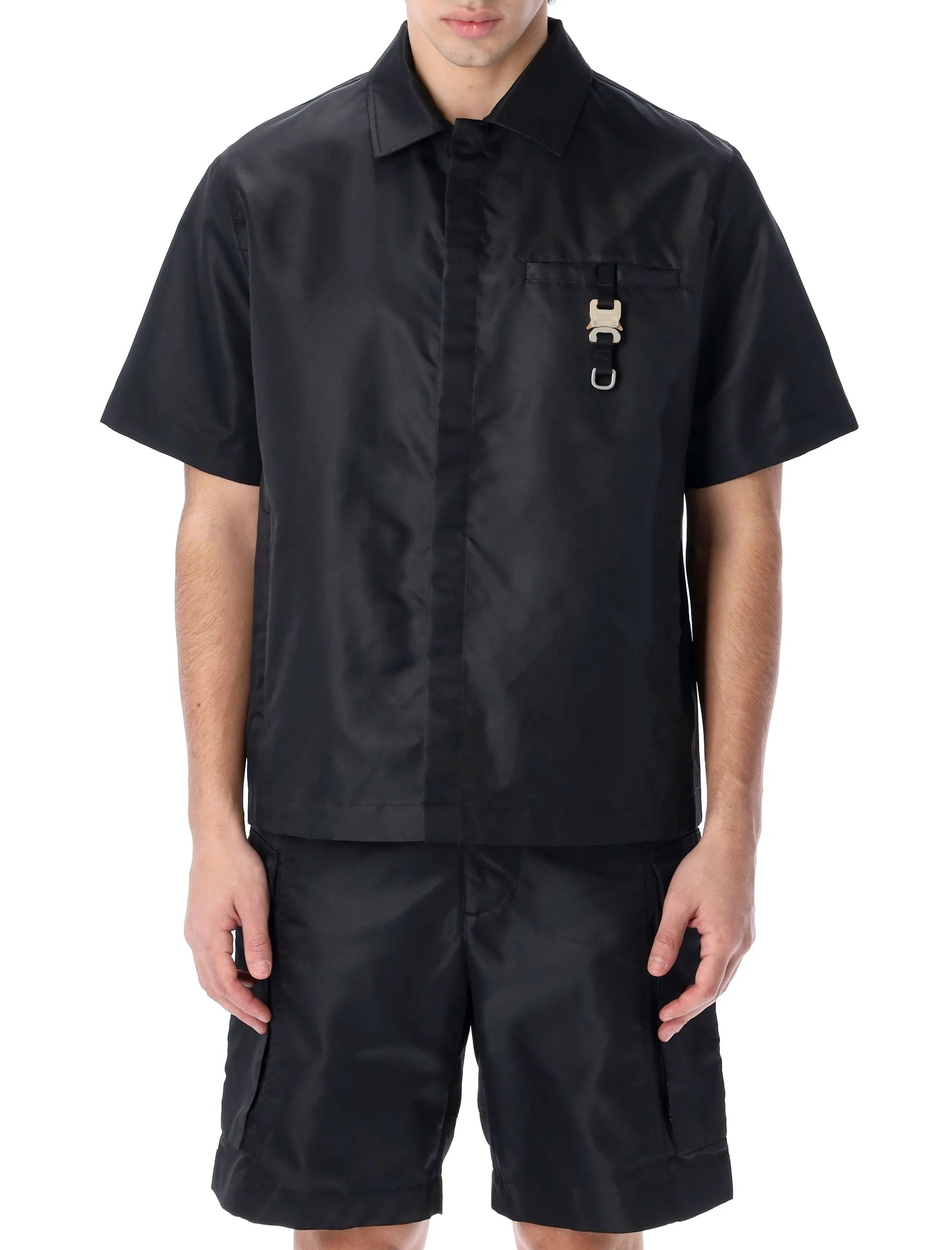 1017 ALYX 9SM Buckle Detailed Straight Hem Shirt