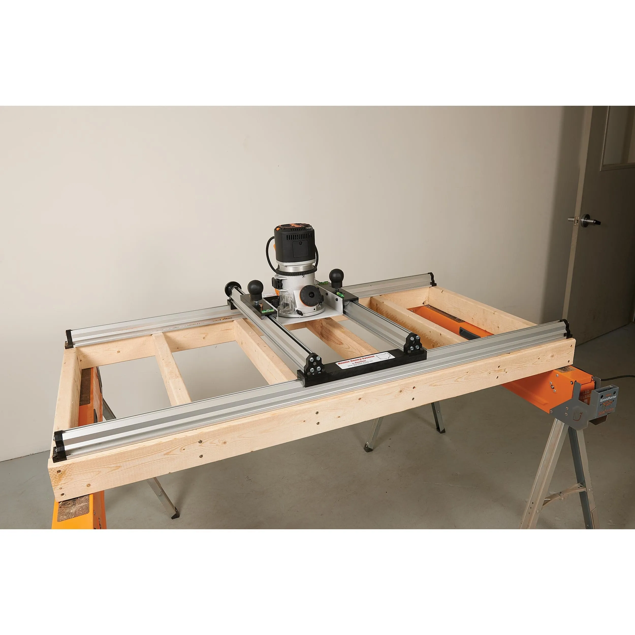 22" x 48" Manual Slab Flattening Router Mill