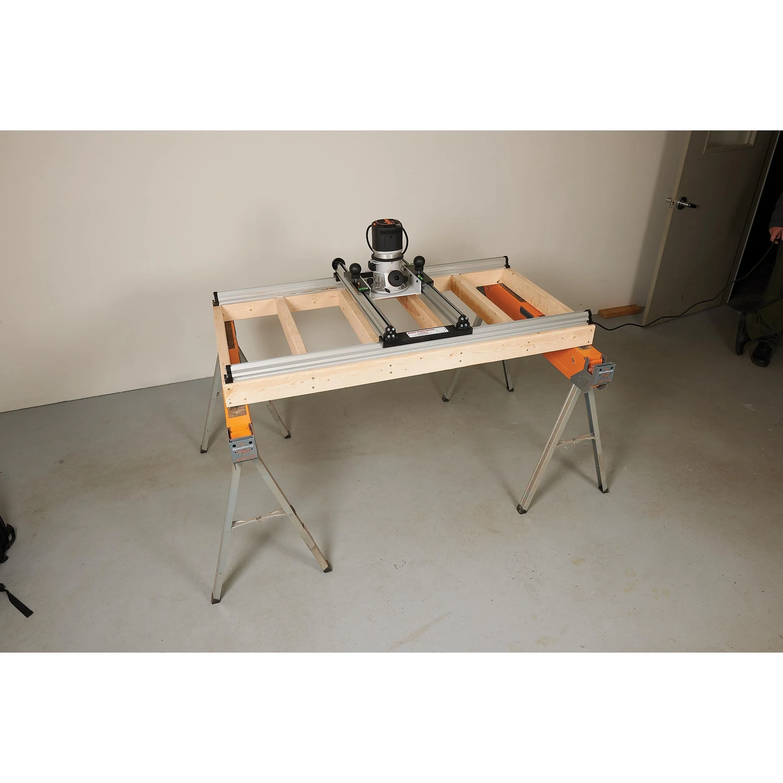 22" x 48" Manual Slab Flattening Router Mill
