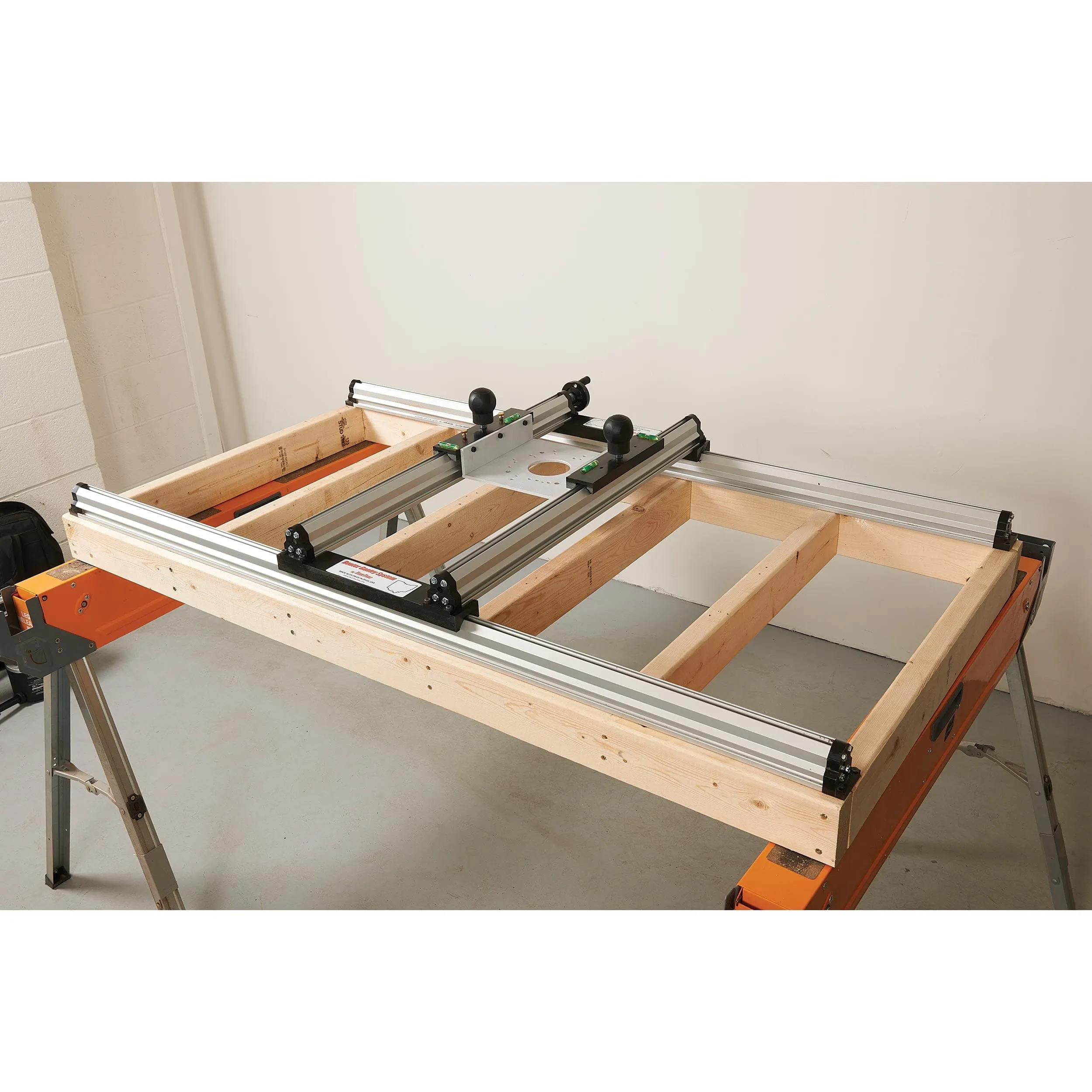 22" x 48" Manual Slab Flattening Router Mill