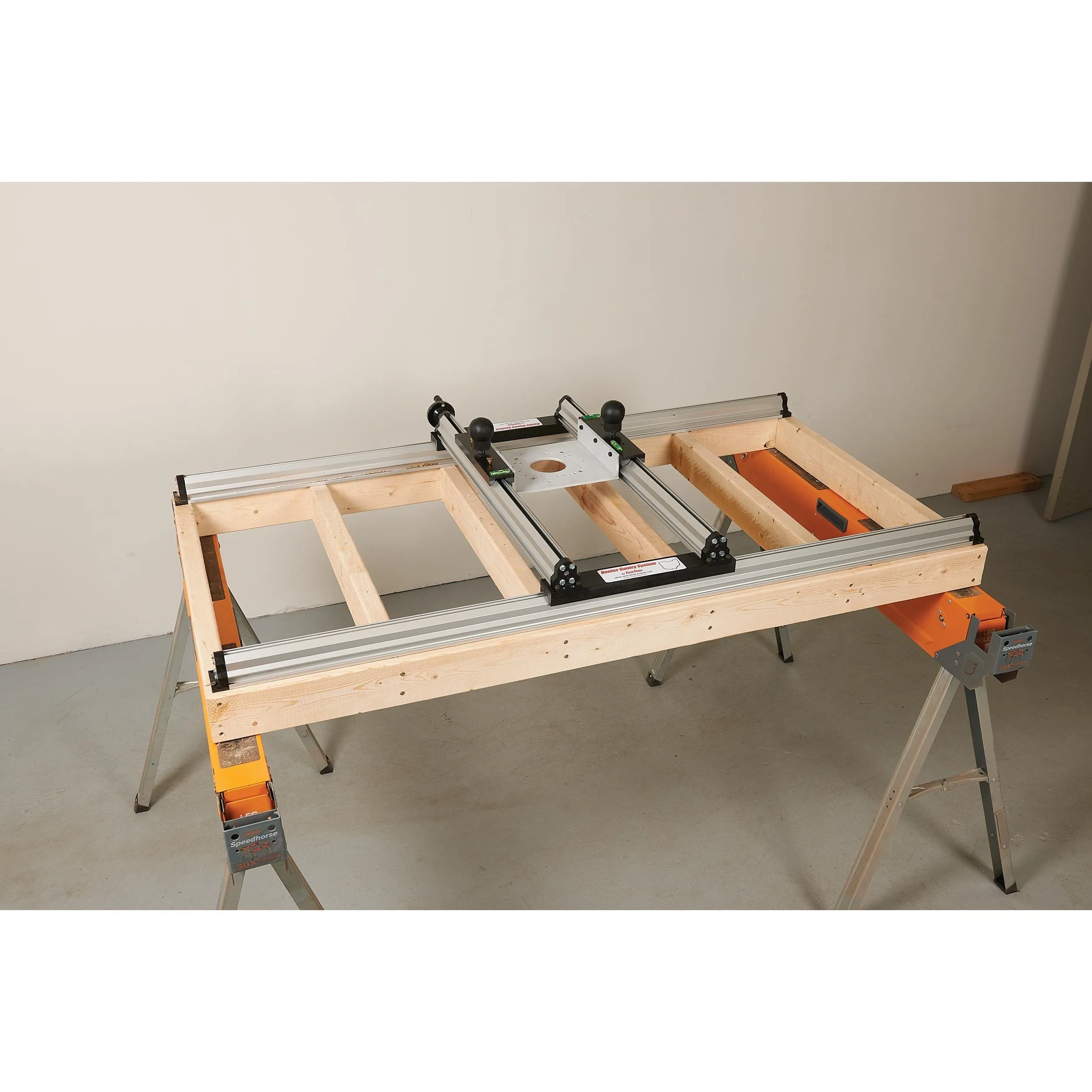 22" x 48" Manual Slab Flattening Router Mill