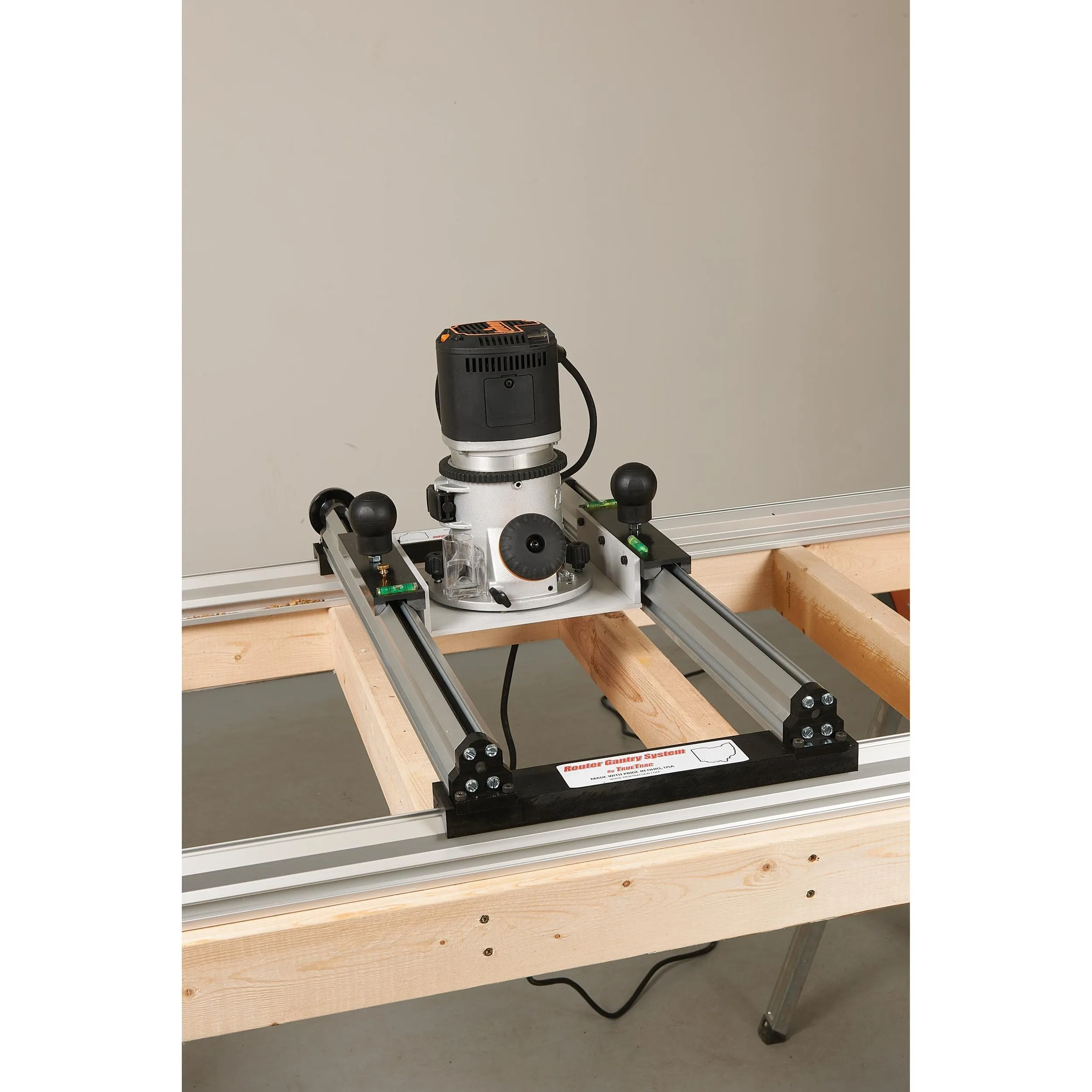 22" x 48" Manual Slab Flattening Router Mill