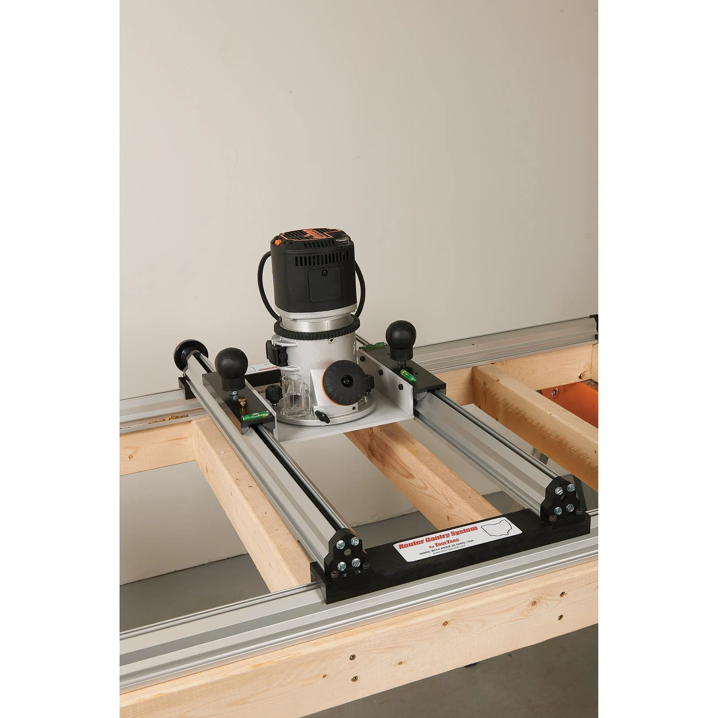 22" x 48" Threaded Slab Flattening Router Mill