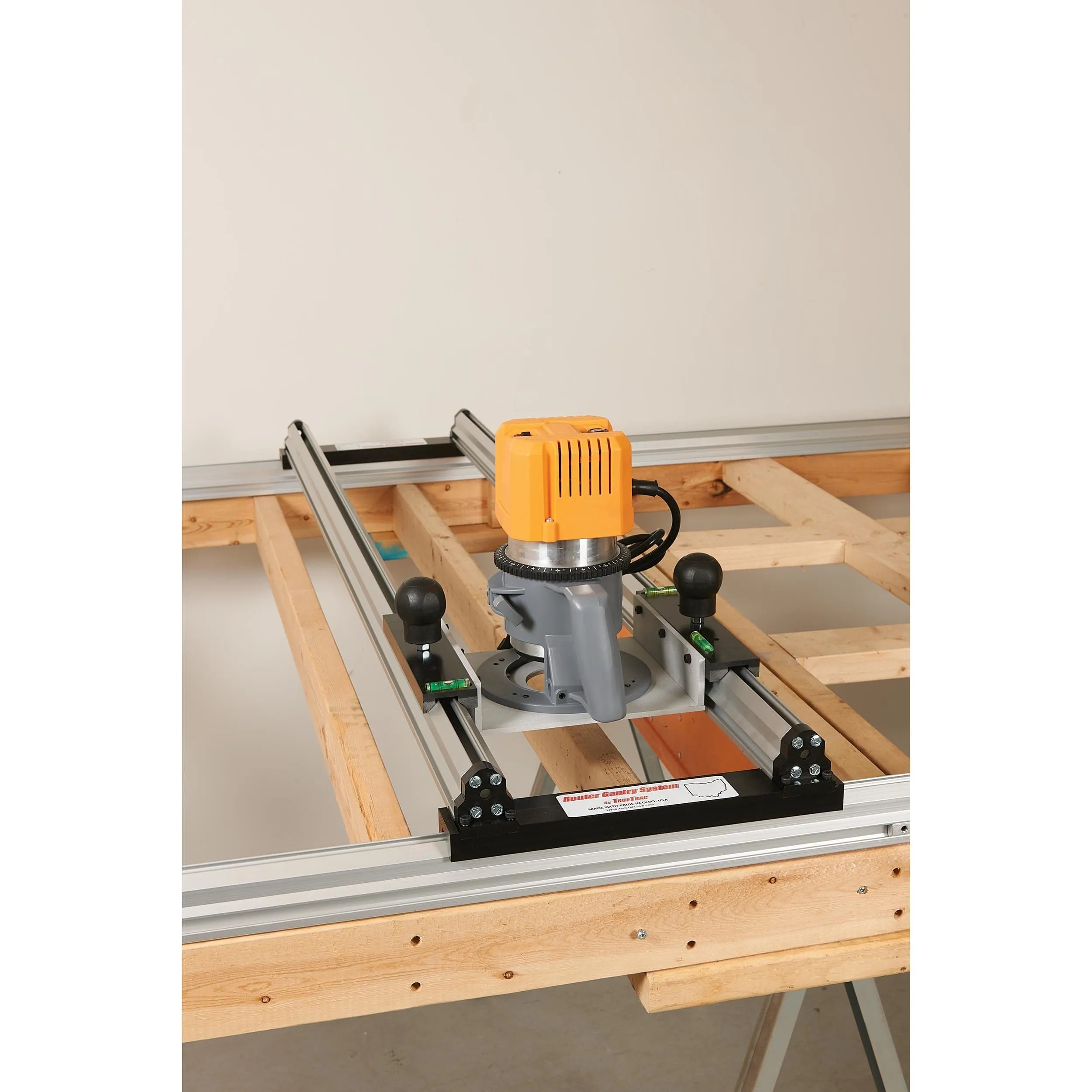 48" x 96" Threaded Slab Flattening Router Mill