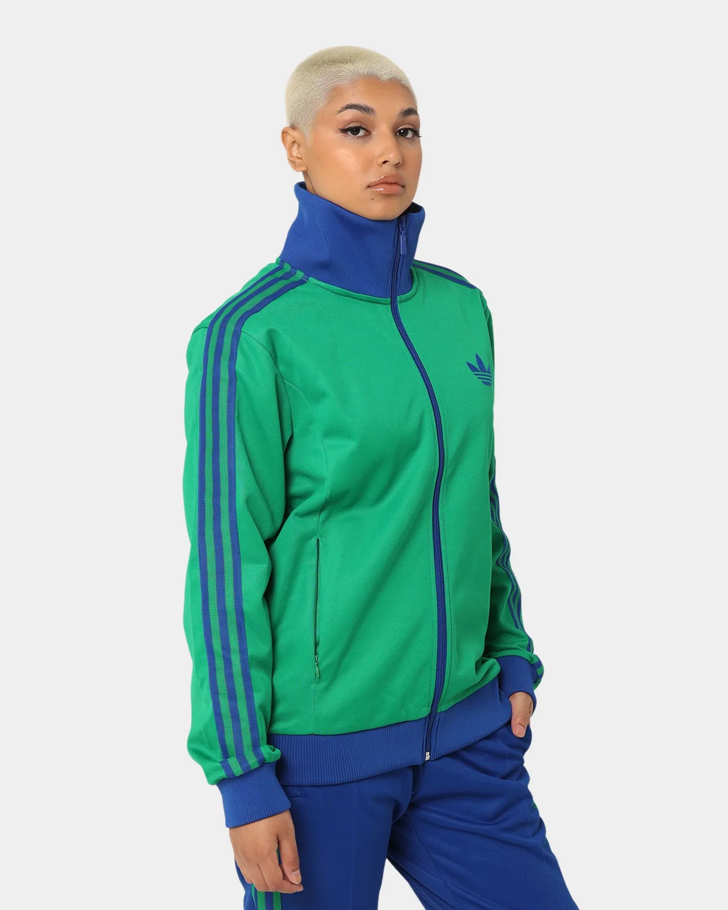 Adidas Adicolor Poly TT Jacket Green