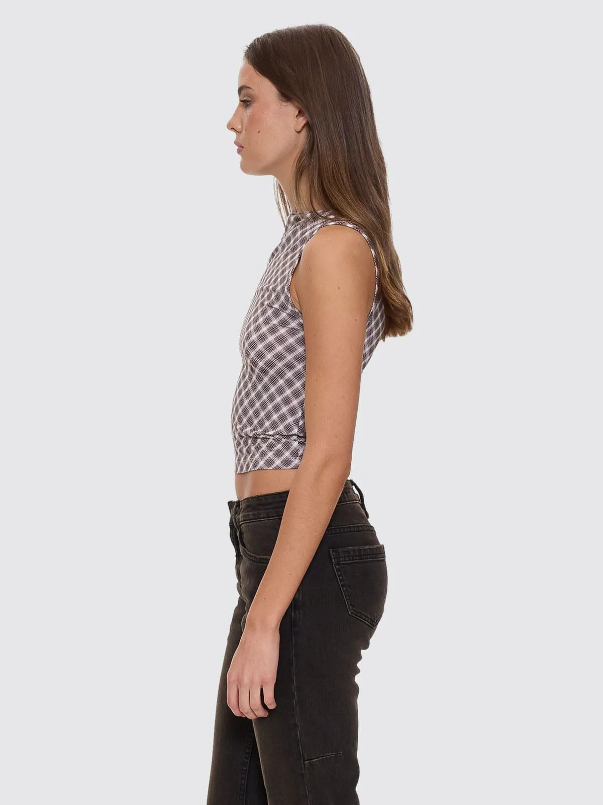 Adorned Check Tank - Java