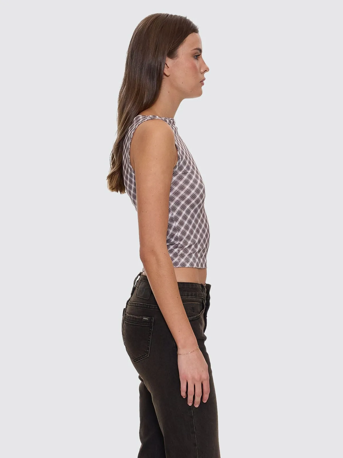 Adorned Check Tank - Java