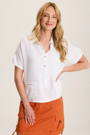 Anders Short Sleeve Collared Top