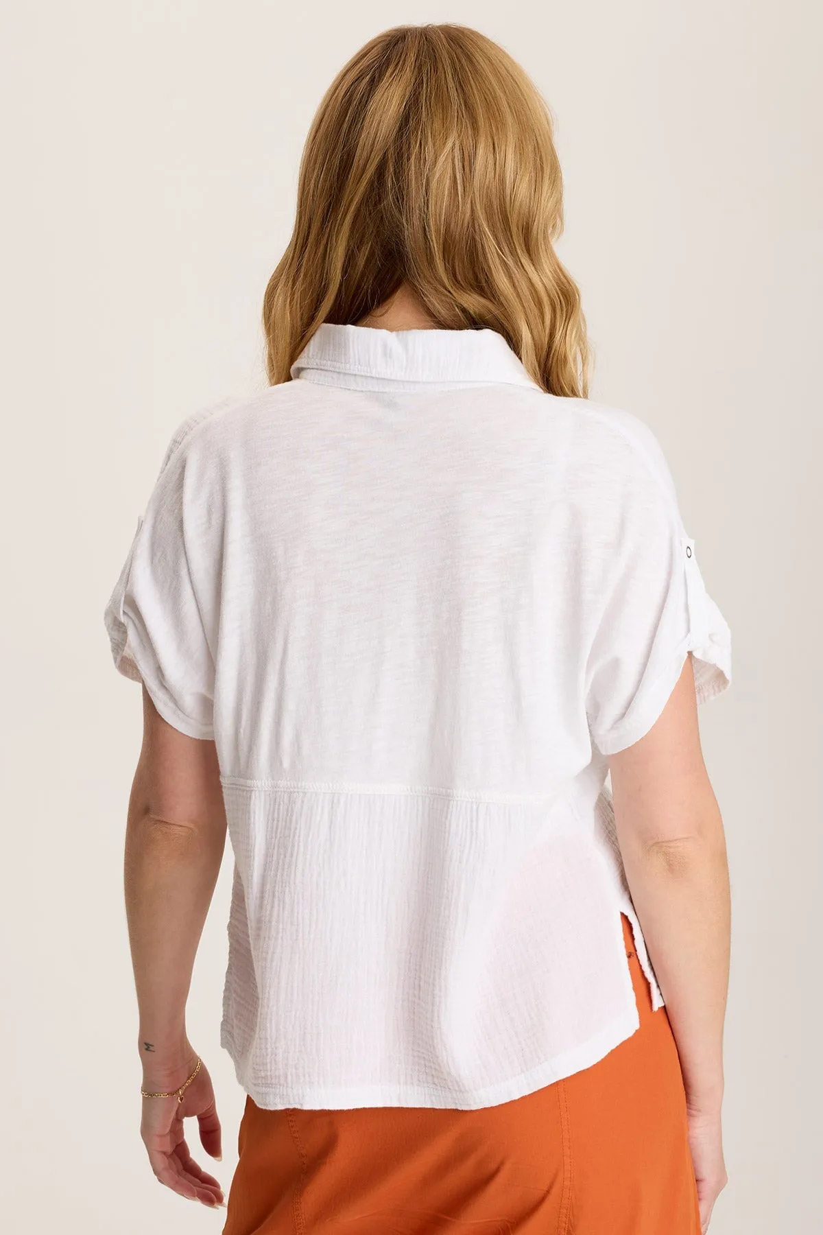 Anders Short Sleeve Collared Top