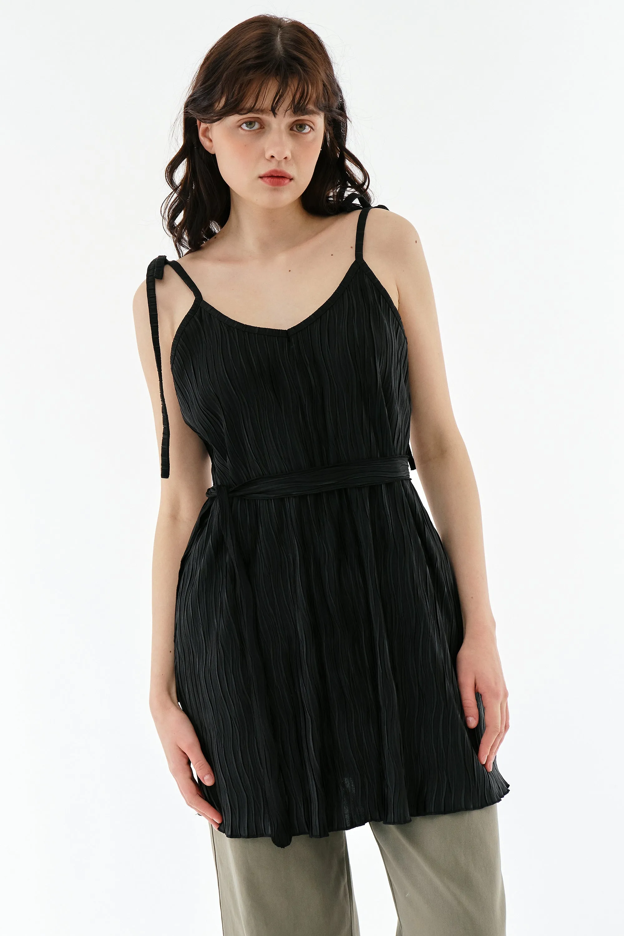 Angel Slip Dress w/Scarf(or Belt)