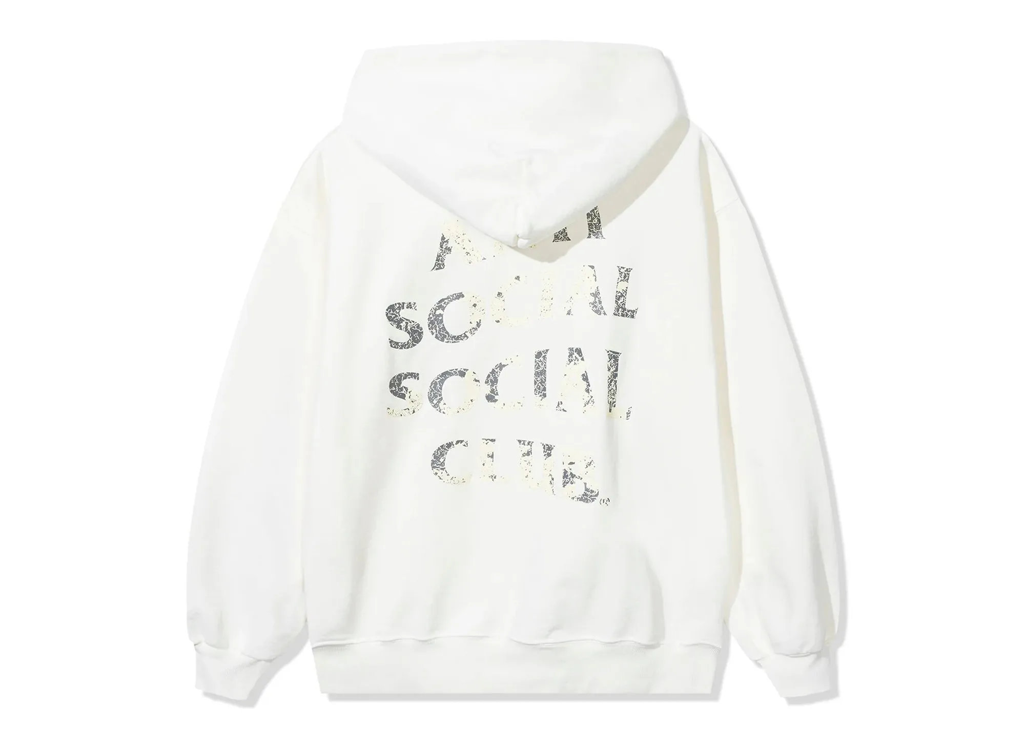 Anti Social Social Club Mind Game Weathered Hoodie in Natural xld