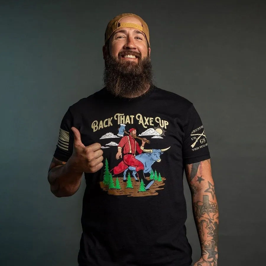 Back That Axe Up T-Shirt - Black