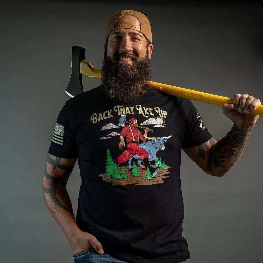 Back That Axe Up T-Shirt - Black