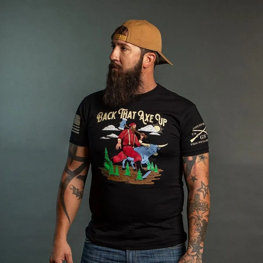 Back That Axe Up T-Shirt - Black
