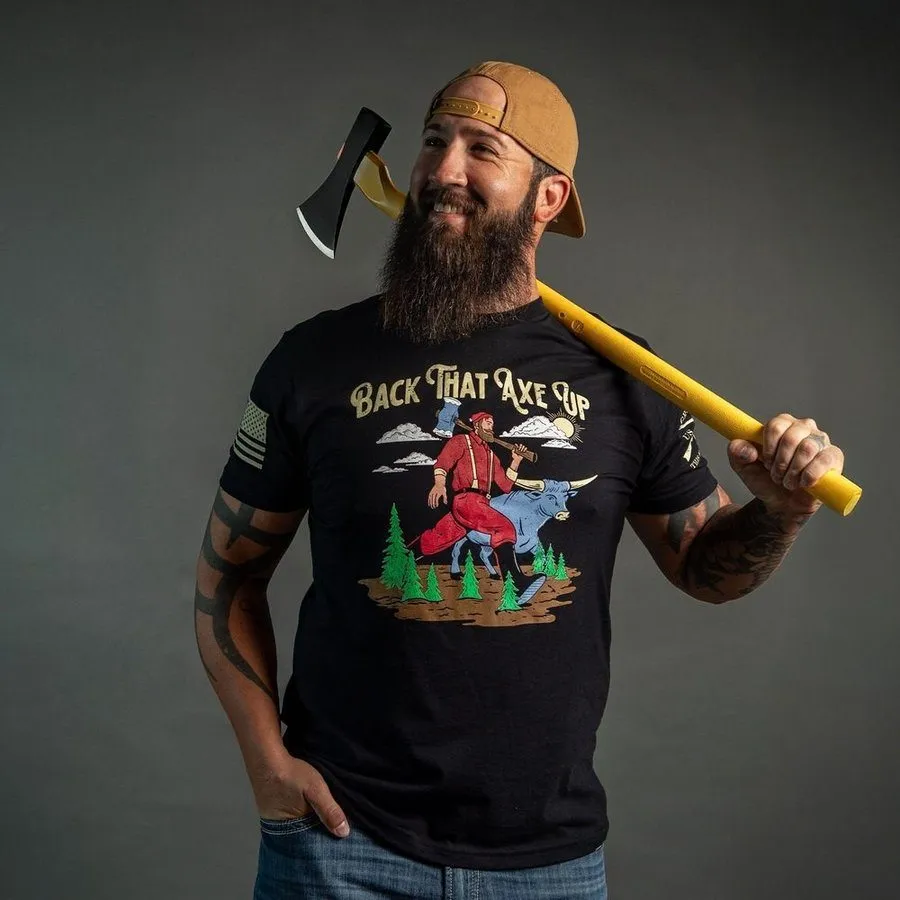 Back That Axe Up T-Shirt - Black