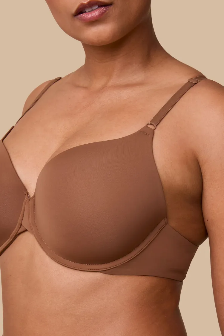 Bea T-Shirt Bra in Brown