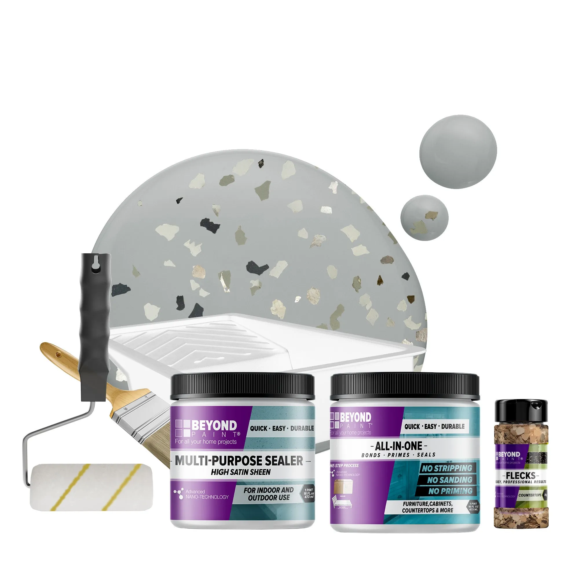 BEYOND PAINT® Smoked Gray Countertop Makeover Kit