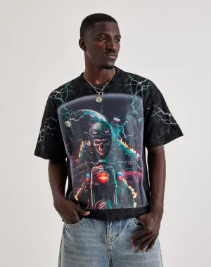 BKYS Skull Rider Cropped Tee