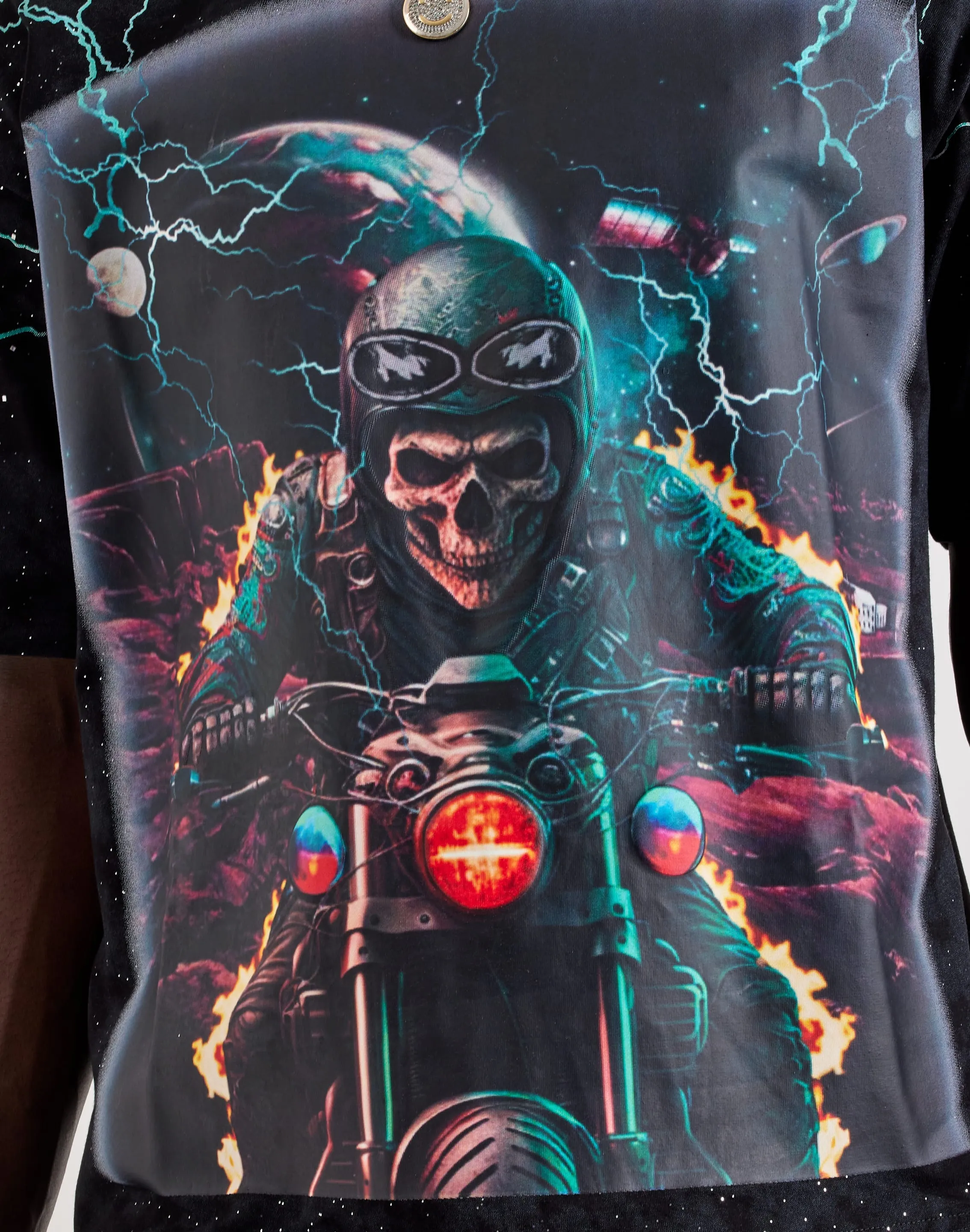 BKYS Skull Rider Cropped Tee