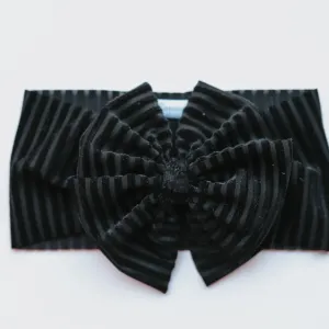 Black Luxe Headwrap