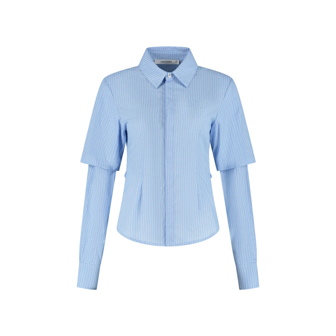 Blue Stripe Fitted Shirt