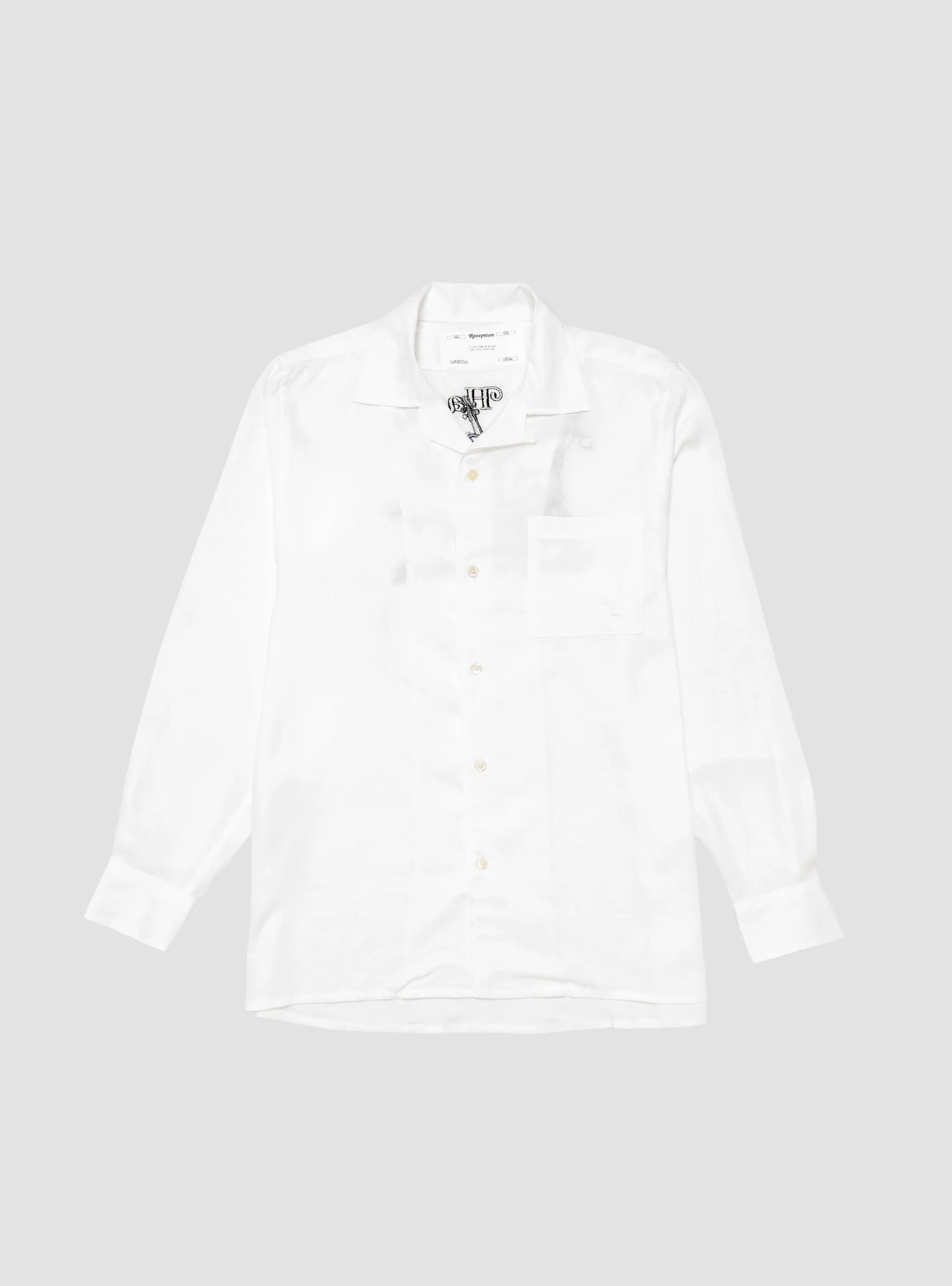 Bowling Shirt White