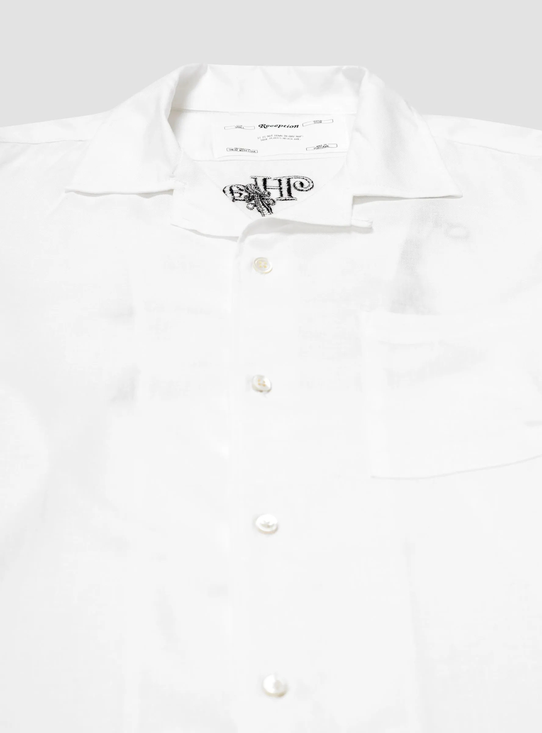 Bowling Shirt White