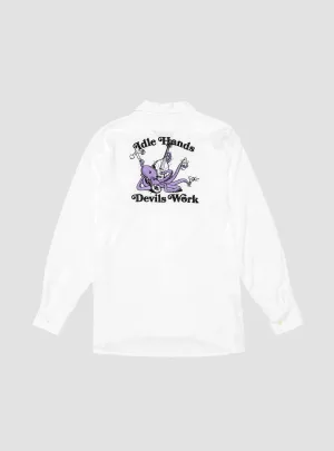 Bowling Shirt White