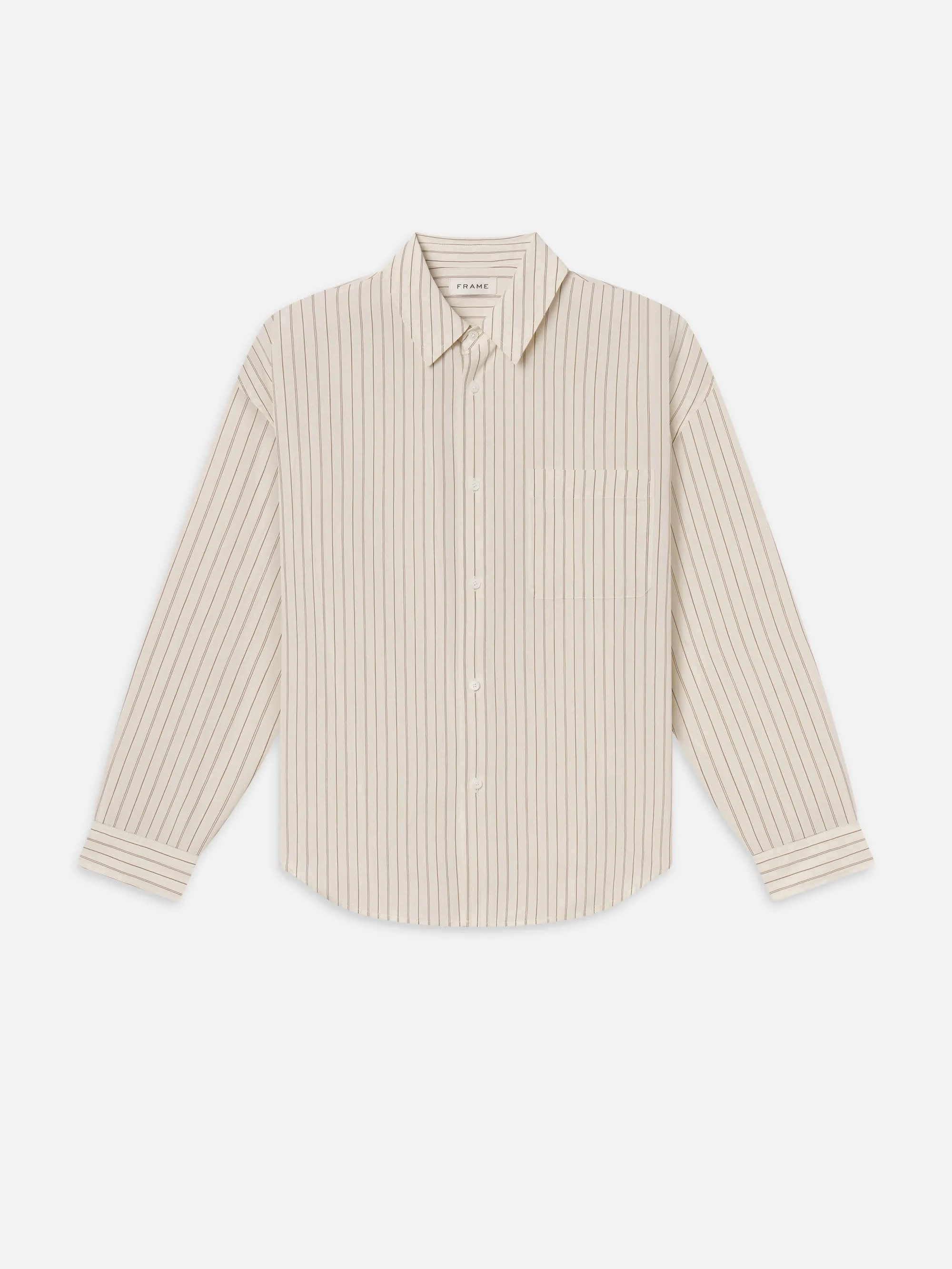 Brown Striped Shirt -- Brown Stripe