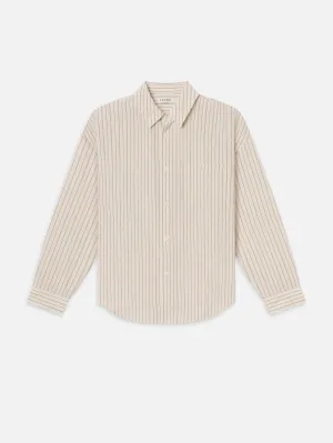 Brown Striped Shirt -- Brown Stripe
