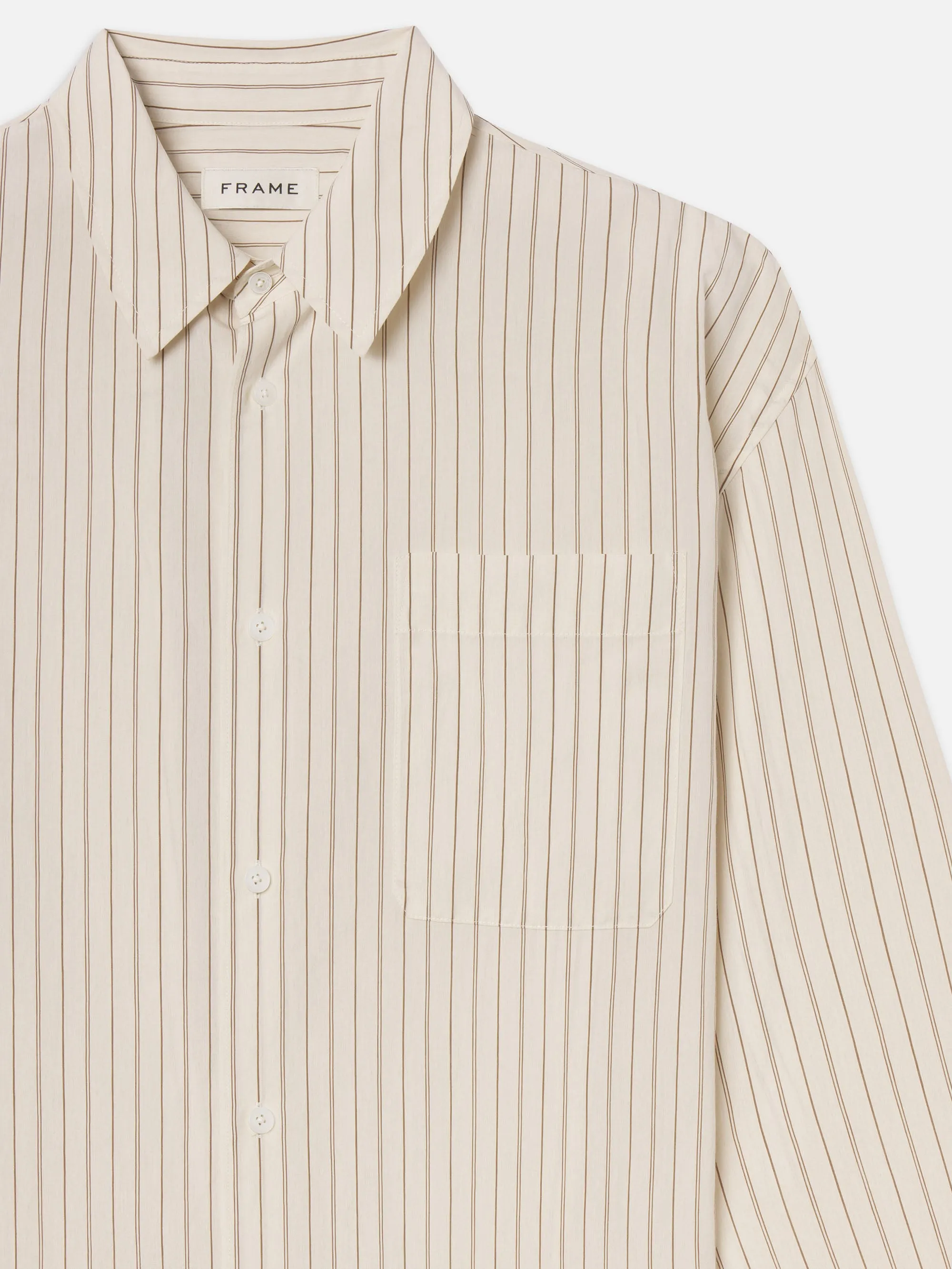 Brown Striped Shirt -- Brown Stripe