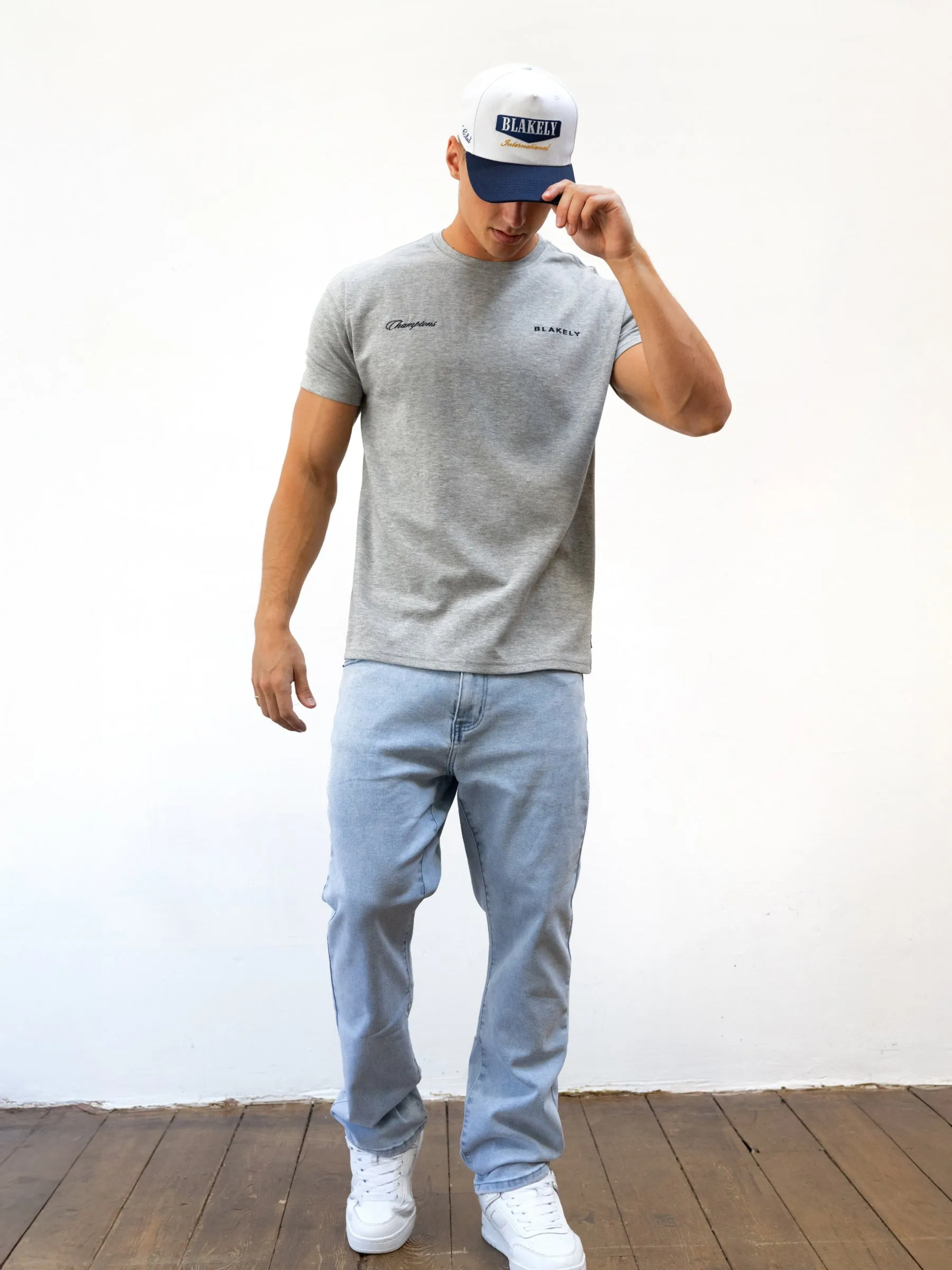 Champions Legacy Relaxed T-Shirt - Marl Grey