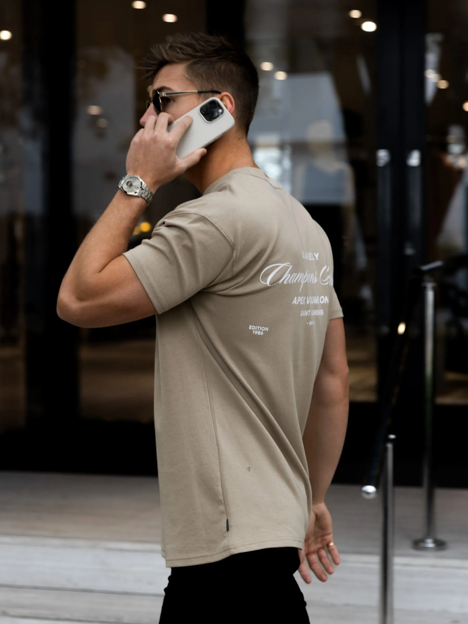 Champions Relaxed T-Shirt - Washed Khaki