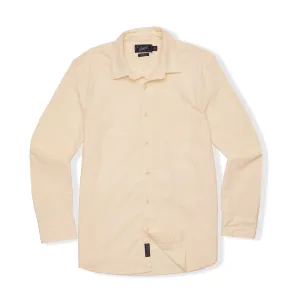 Charles Stretch Oxford Shirt - Cream
