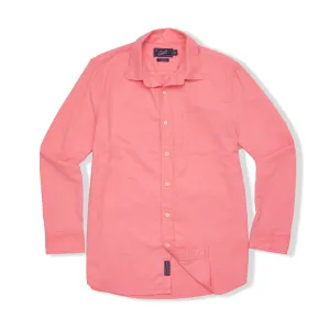 Charles Stretch Oxford Shirt - Red