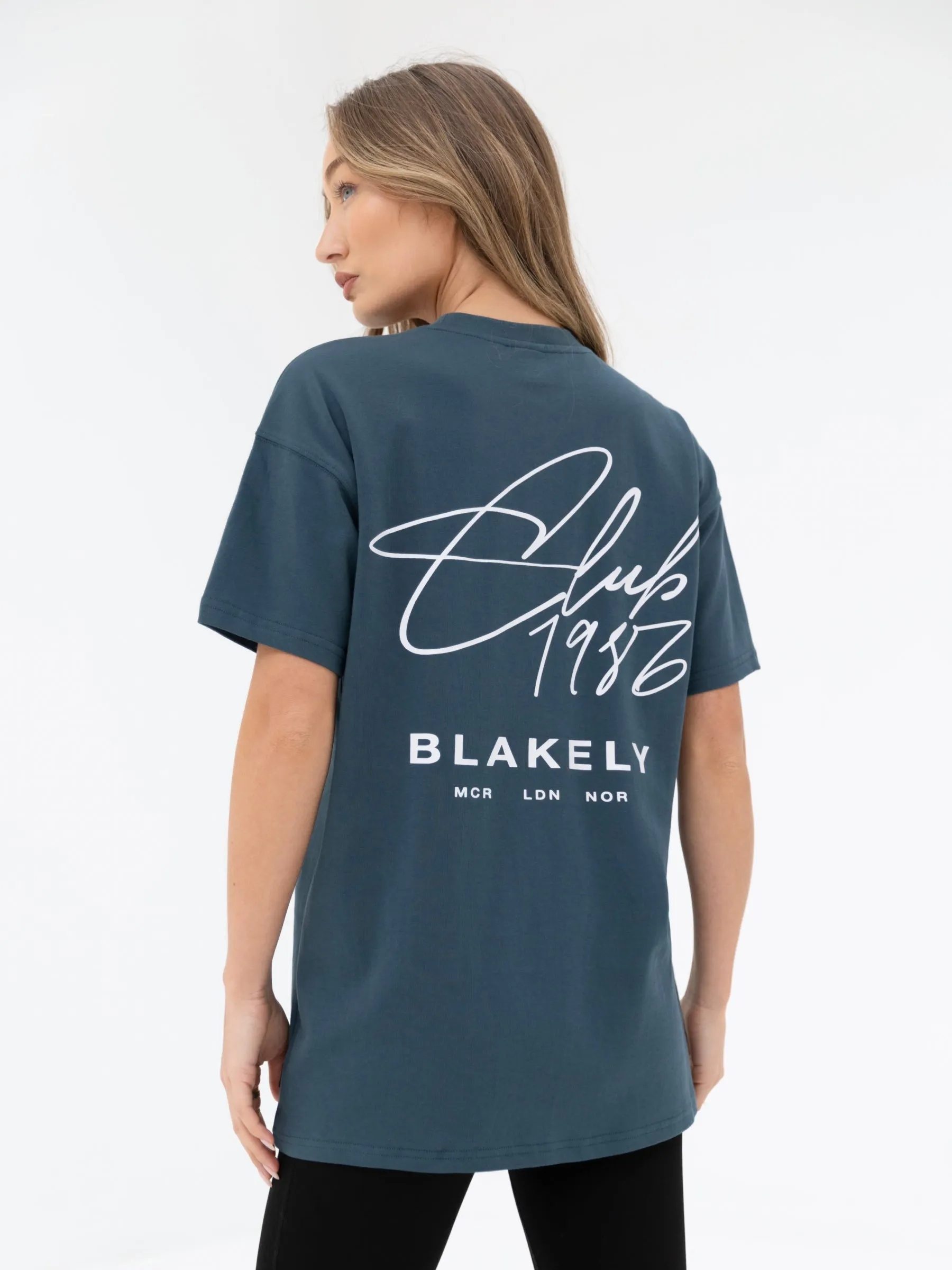 Club Oversized T-Shirt - Dark Teal