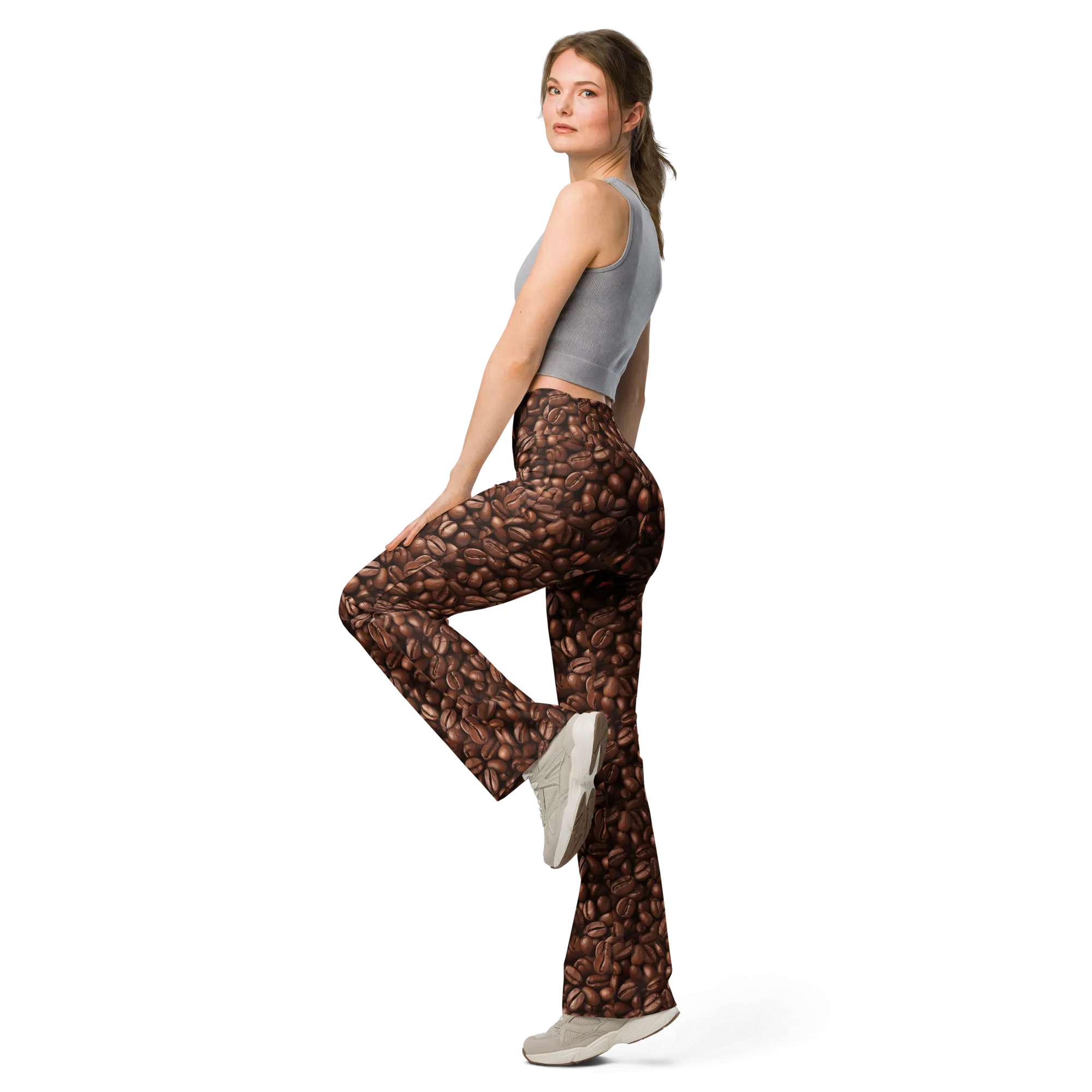 Coffee Bean Flare Leggings
