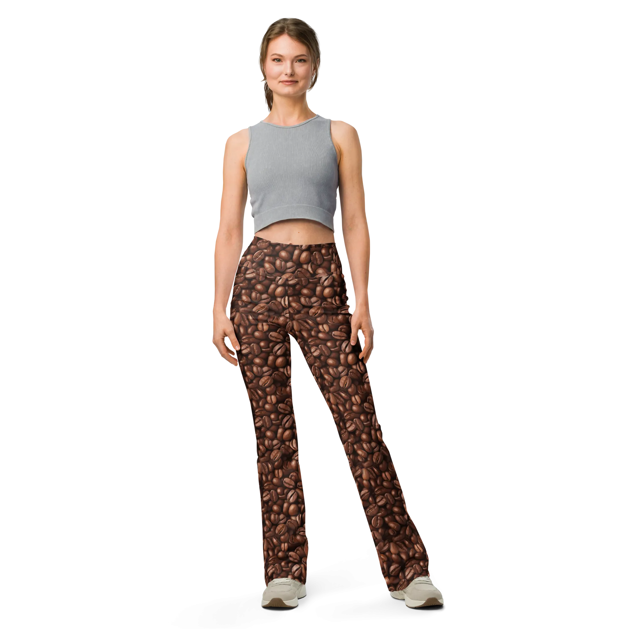 Coffee Bean Flare Leggings