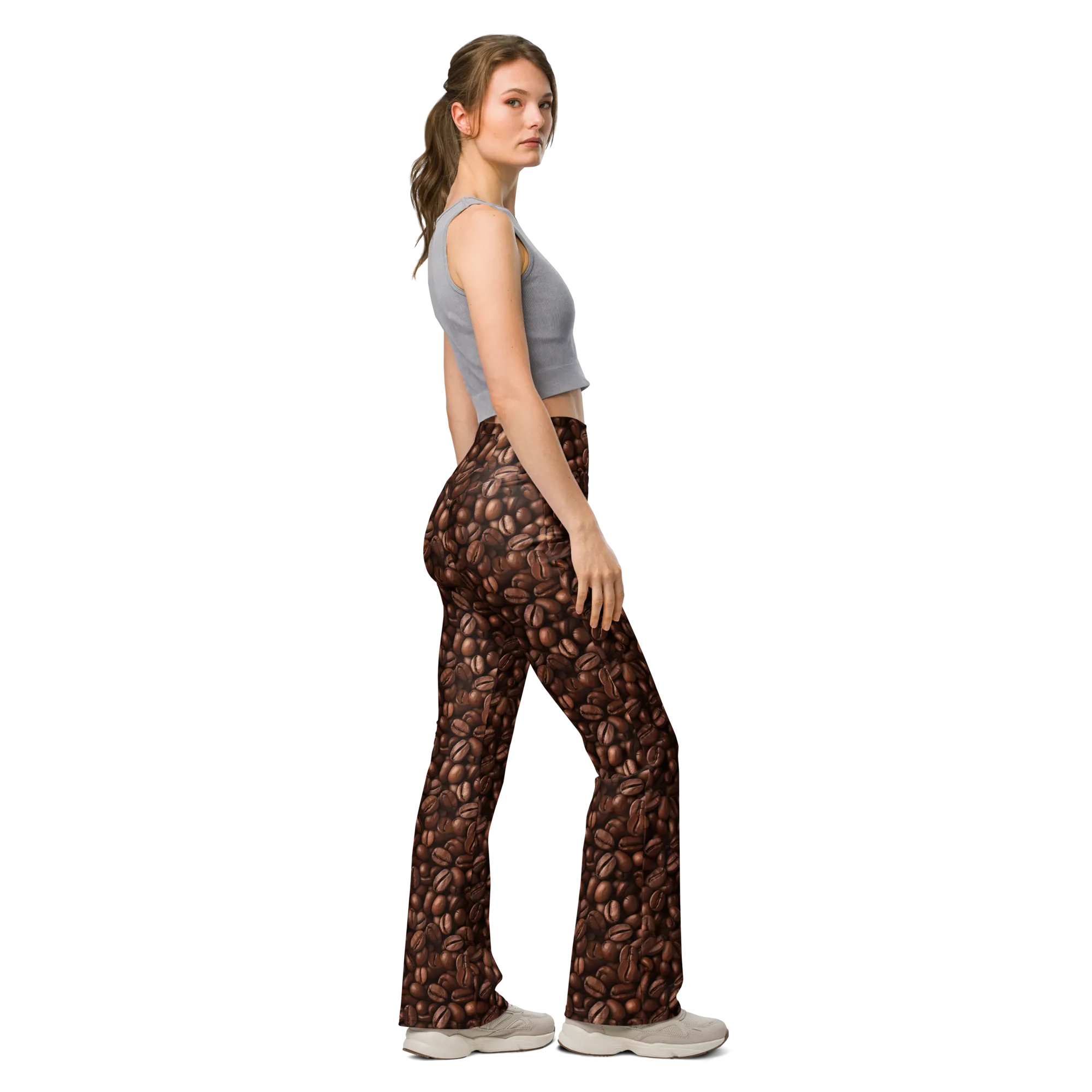 Coffee Bean Flare Leggings