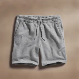 Cozy Sweat Short - Heather Grey