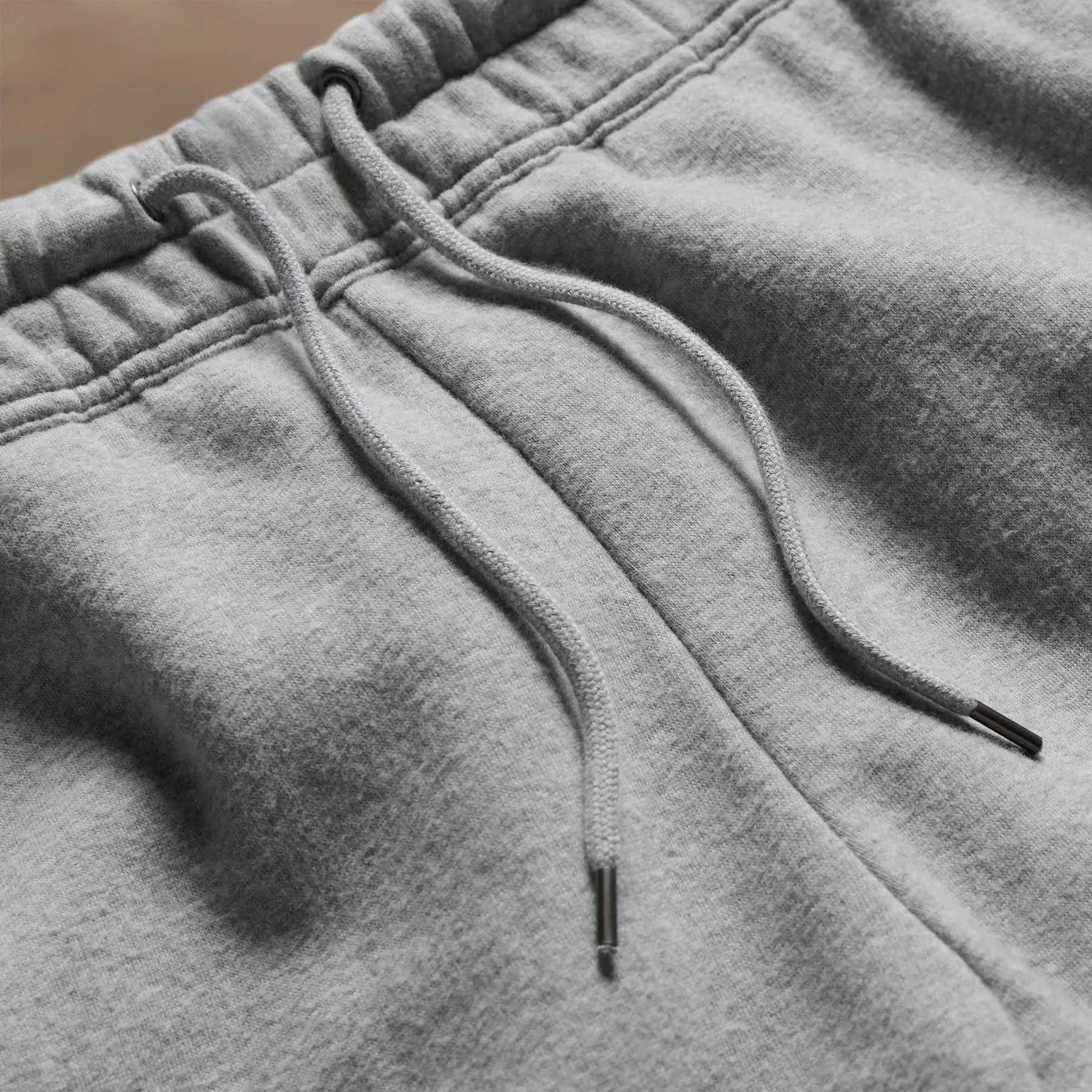 Cozy Sweat Short - Heather Grey