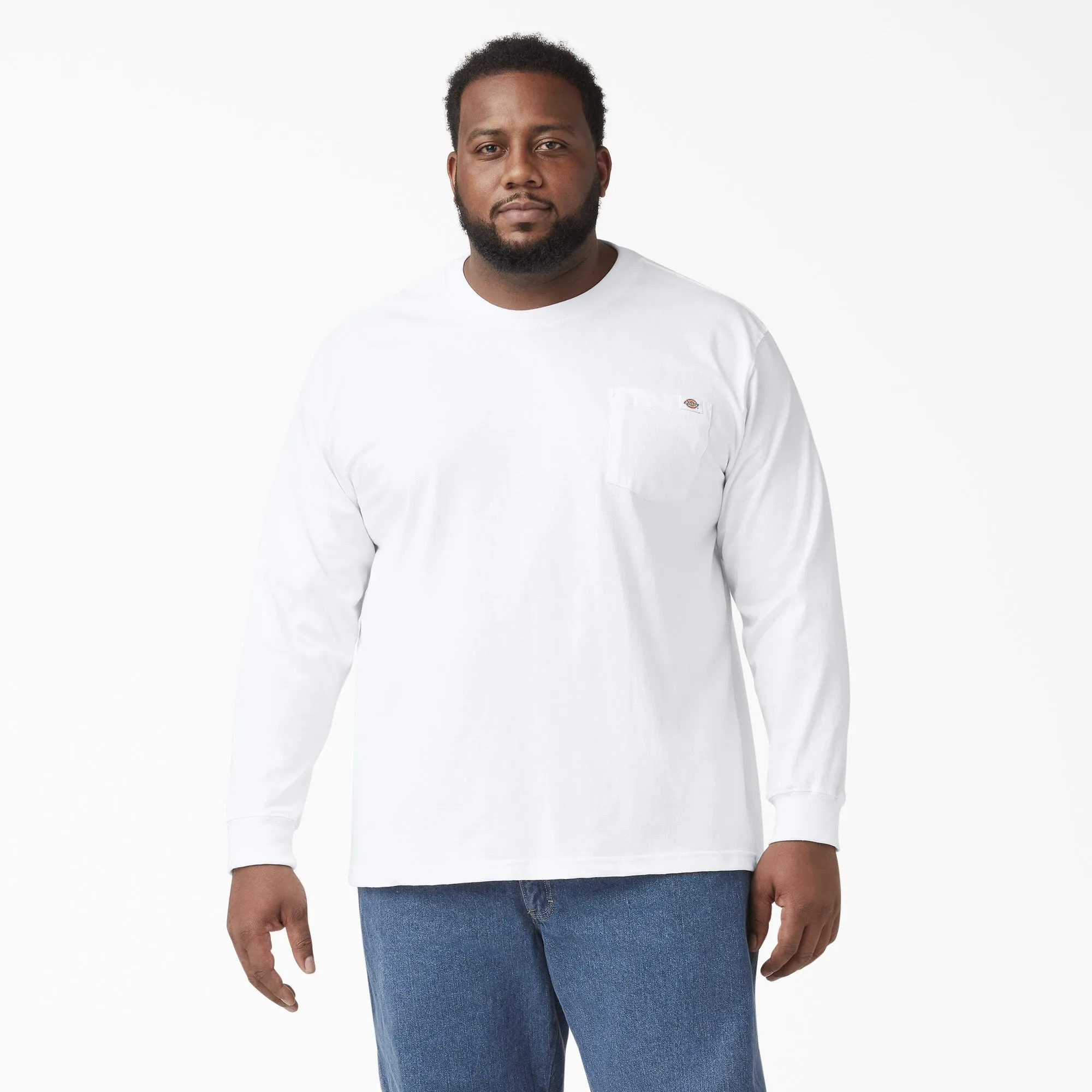 Dickies Men's Heavyweight Long Sleeve Crew Neck T-Shirt