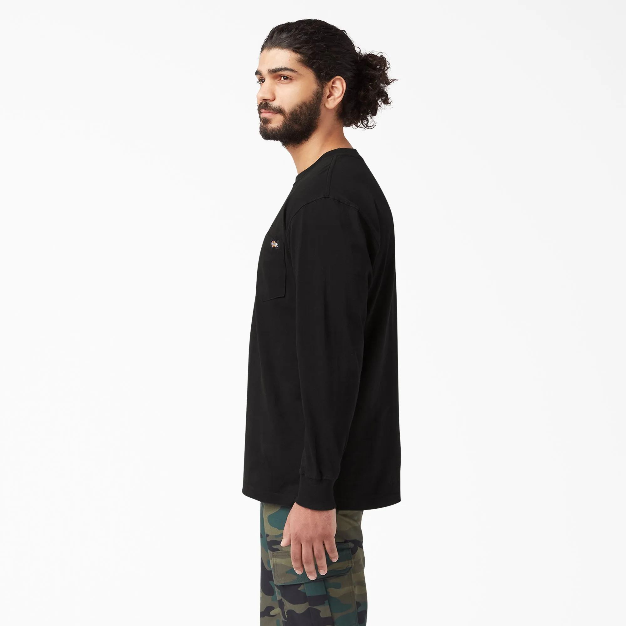 Dickies Men's Heavyweight Long Sleeve Crew Neck T-Shirt