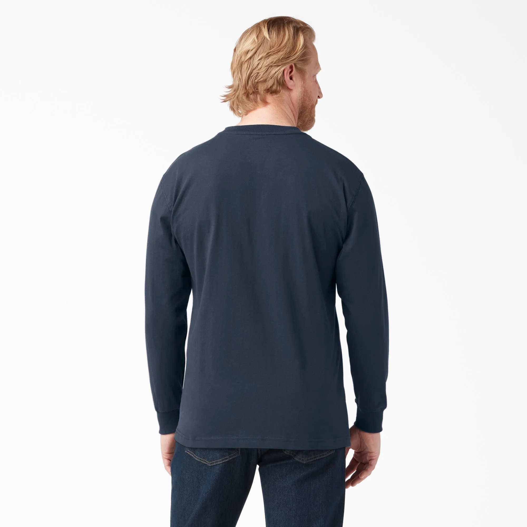Dickies Men's Heavyweight Long Sleeve Crew Neck T-Shirt