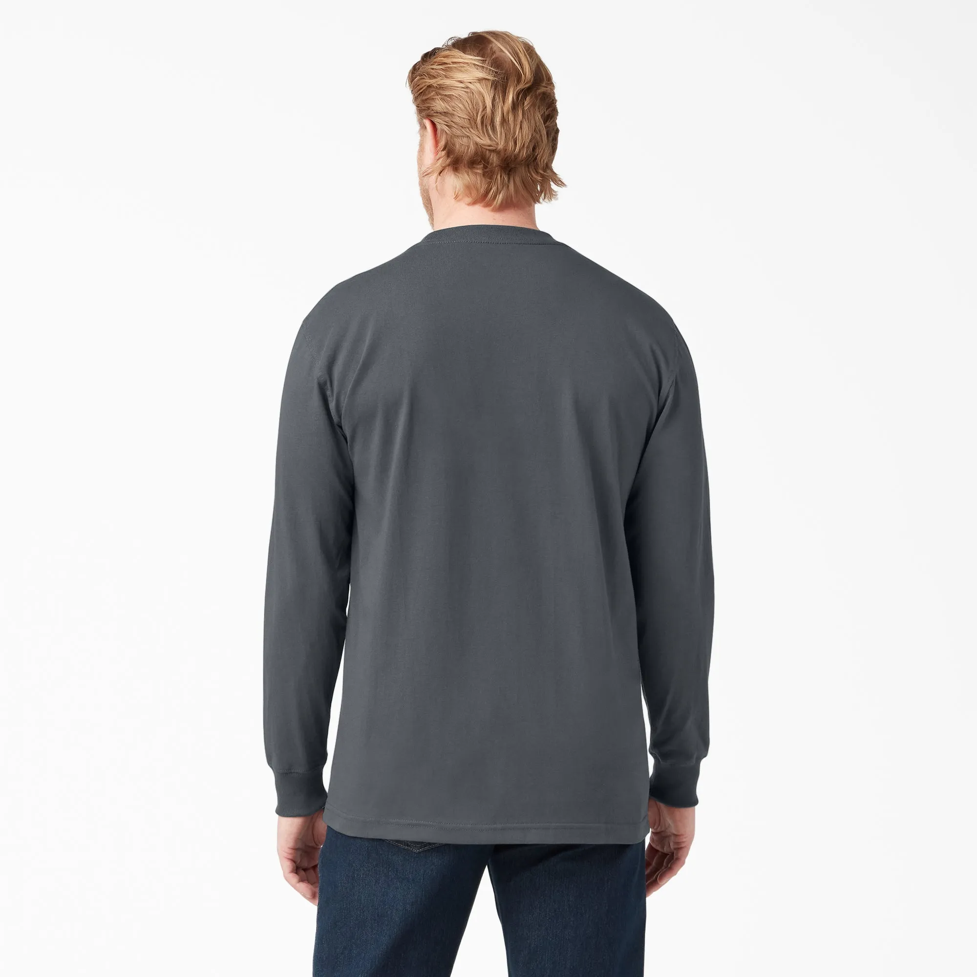 Dickies Men's Heavyweight Long Sleeve Crew Neck T-Shirt