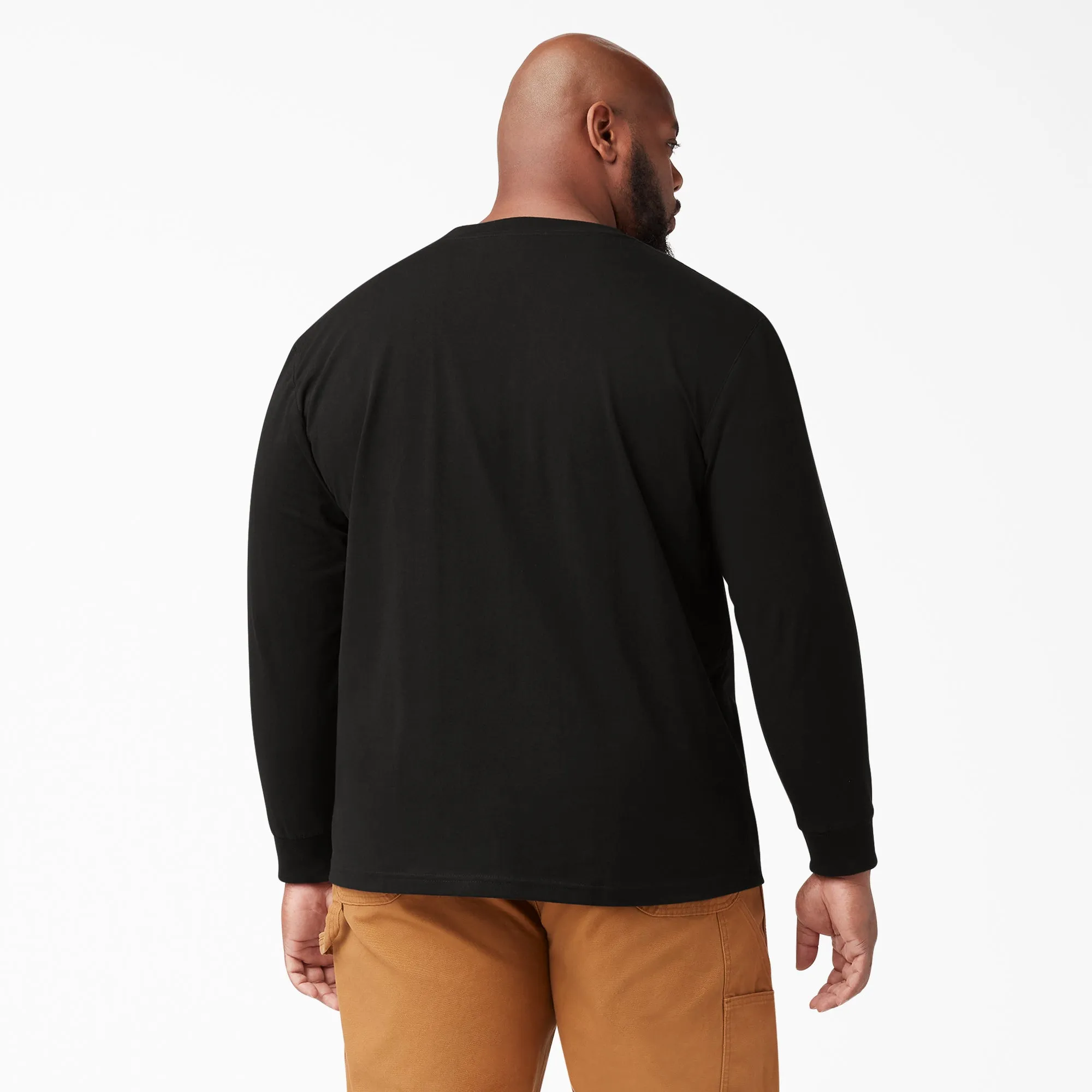 Dickies Men's Heavyweight Long Sleeve Crew Neck T-Shirt