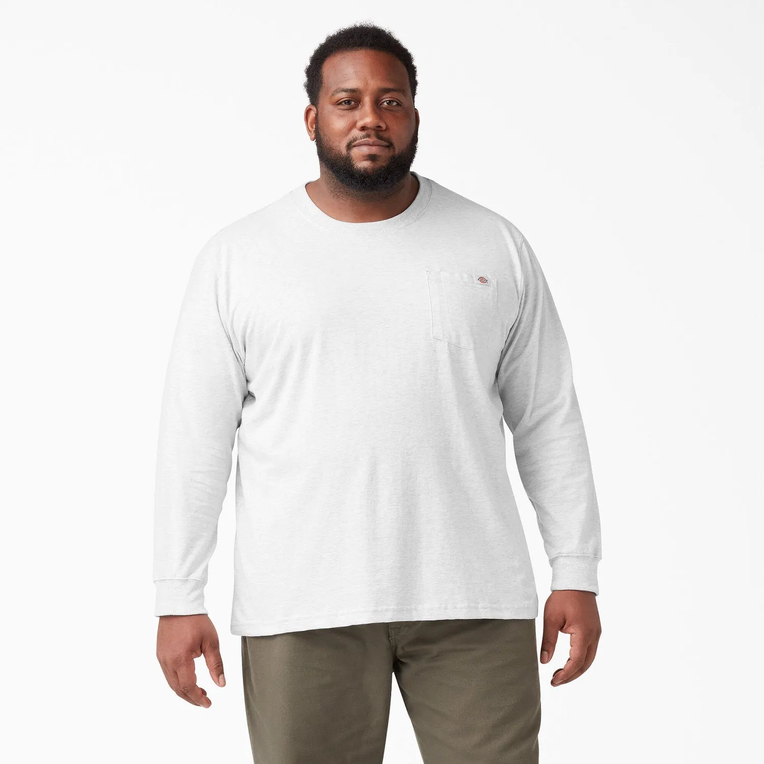 Dickies Men's Heavyweight Long Sleeve Crew Neck T-Shirt