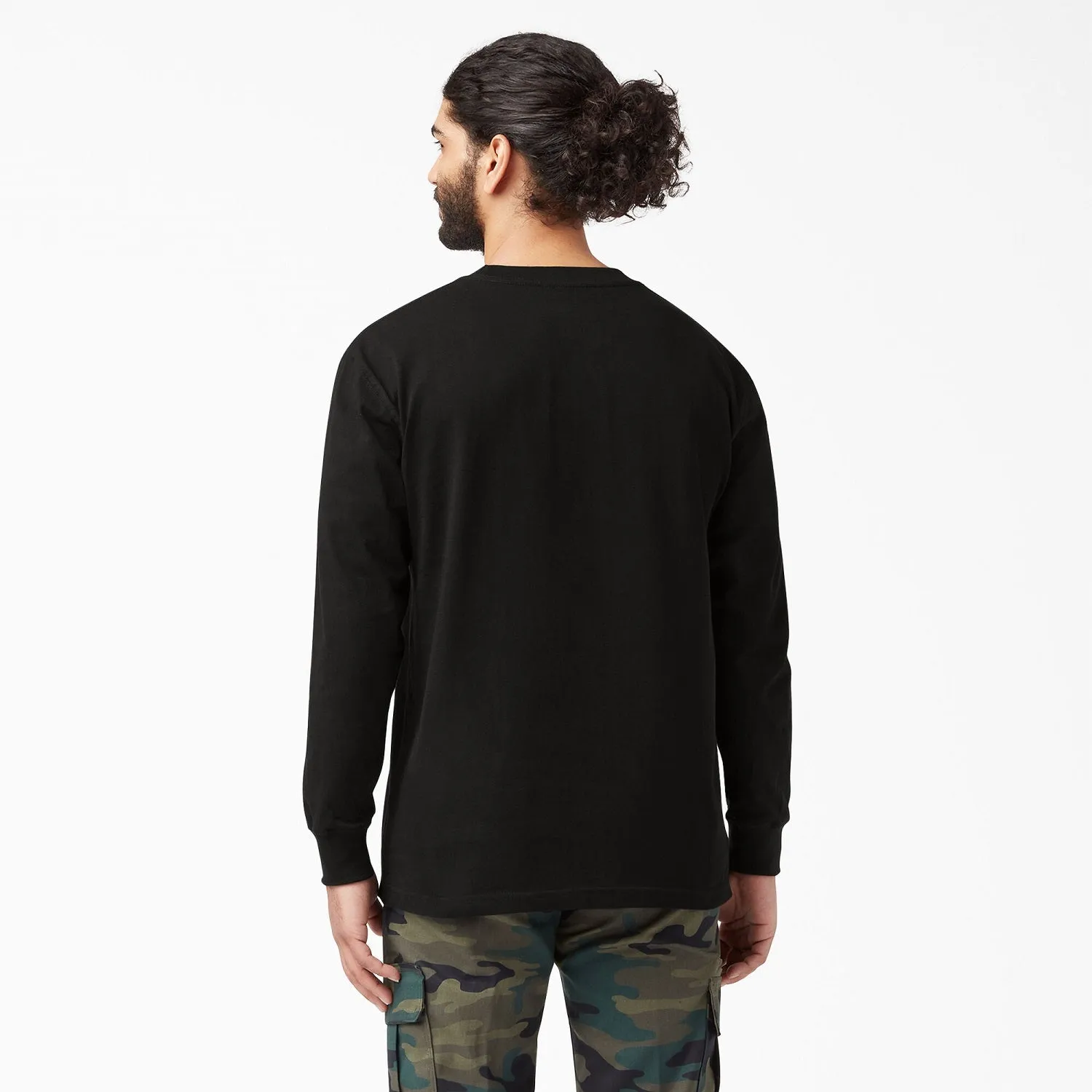 Dickies Men's Heavyweight Long Sleeve Crew Neck T-Shirt