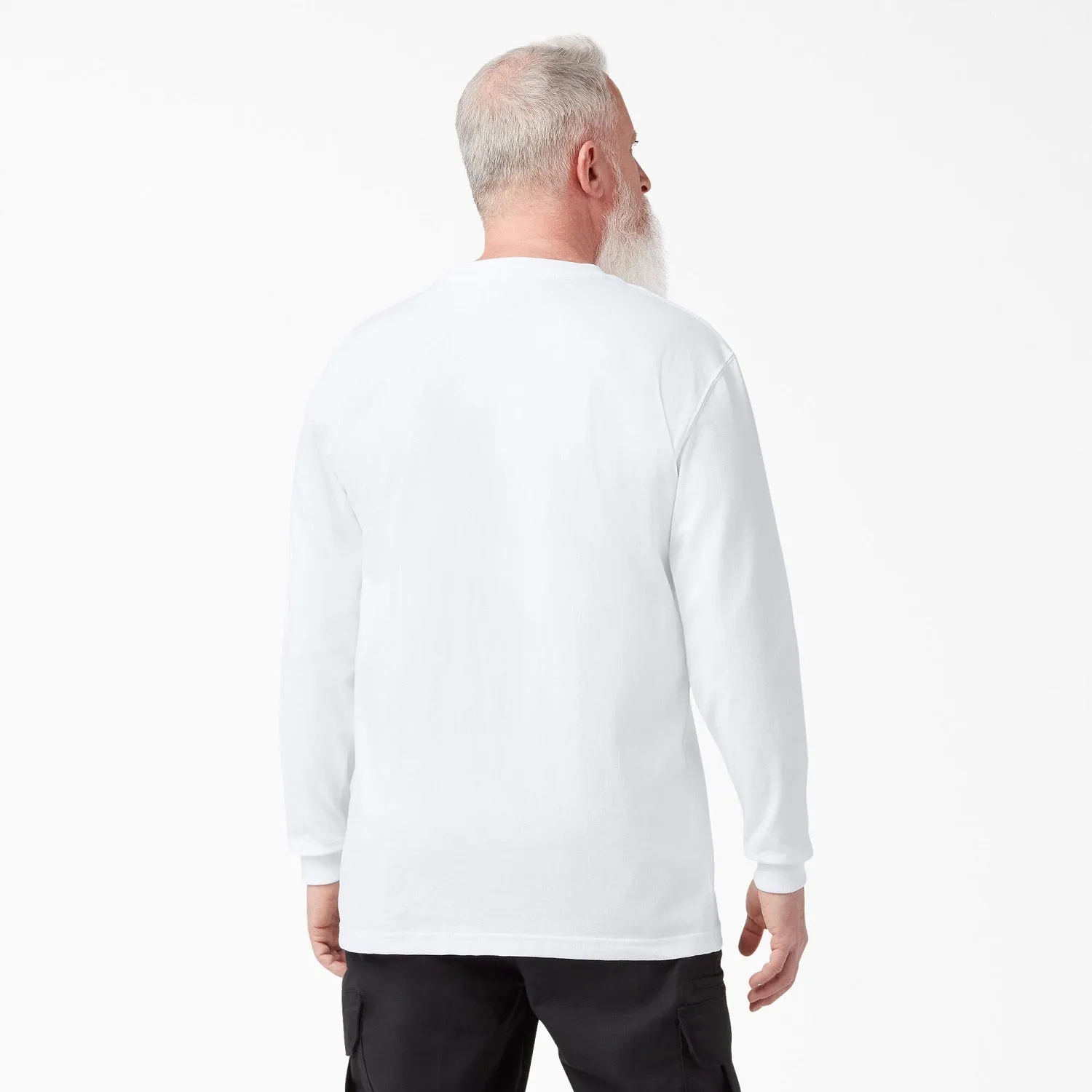 Dickies Men's Heavyweight Long Sleeve Crew Neck T-Shirt